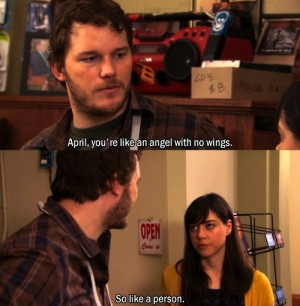 parks and recreation parks and rec aubrey plaza chris pratt Andy april