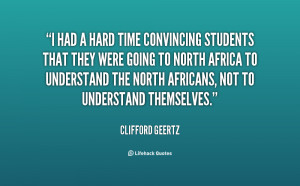 Clifford Geertz Quote