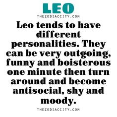 Zodiac Leo facts — Leo tends to have different personalities. They ...