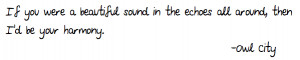 Owl City Quotes