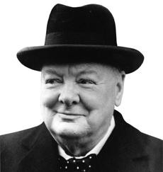 Winston Churchill (1874 - 1965).