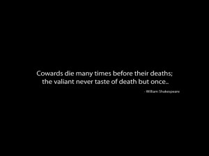 Shakespeare - Julius Caesar Quote Wallpaper