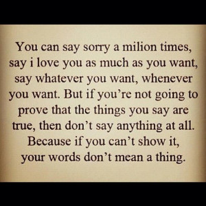 sorry # say sorry # love # quote