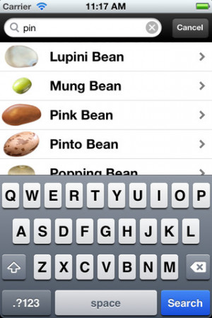 Download Types of Beans iPhone iPad iOS