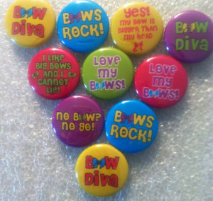 Cute Hair Bow Sayings, crafts, bottlecaps, scrapbooking cabachons