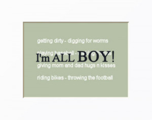 All boy new baby boy quote saying for the nursery wall