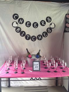 champagne table for a wild hens night more hen night champagne table ...