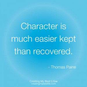 Integrity Quotes Character
