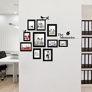 ... -Frame-Pictures-Wall-Stickers-Decal-Bird-Tree-Mural-Art-Wall-Quotes