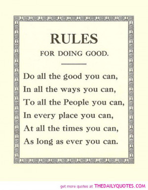Life Quotes Rules Sayings