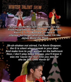 Kevin G and the power of three. Mean girls!