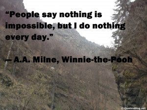 nothing is impossible funny quote #funny