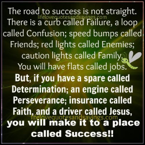 The road to success is not straight...