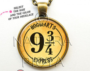 Hogwarts Express Harry Potter necklace-Quote necklace-Pendant Hogwarts ...