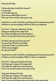 hope you're dancing in the sky. R.I.P. CDE, fly high & dance on.