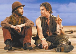 ... star Ethan Hawke (right) with Tobias Segal in The Winter’s Tale