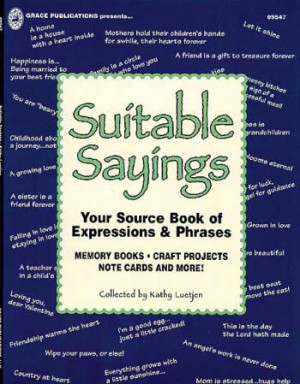 Grace Publications Suitable Sayings Book #1