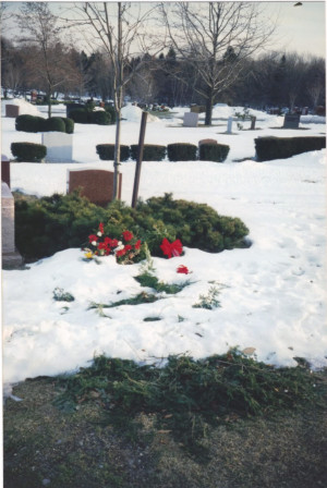 Grave of Boston Celtics Captain Reggie Lewis at Forest Hills Cemetery ...