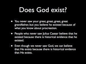 Proof That God Does Exist