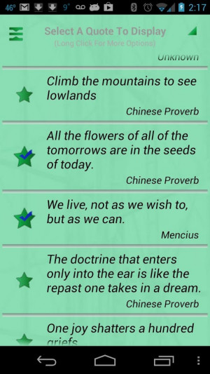 Chinese Sayings - screenshot