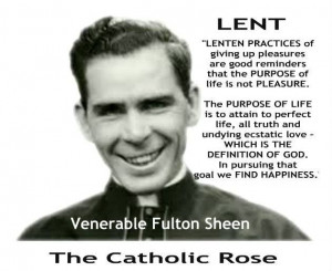 Venerable Fulton Sheen on LentPhotos, Lentes Visit Fultonsheen Com ...