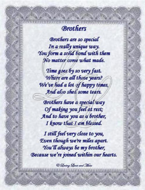 Happy Birthday Poems for Brother