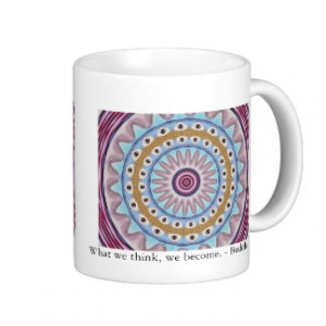 Visual Prayer Design with ZEN Buddhist Quote Classic White Coffee Mug