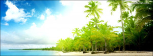 Tropical Island Facebook Covers