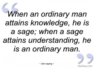 when an ordinary man attains knowledge