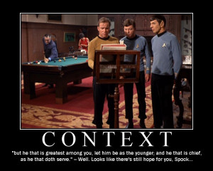 Captain Kirk Quotes Spock