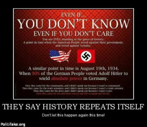 History dont have to repeat itself,if we can learn from it and not ...