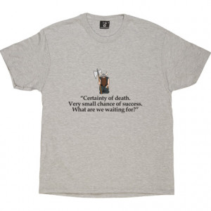 Gimli: Certainty of Death Quote Ash Men's T-Shirt. Certainty of death ...
