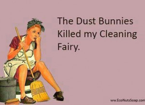 The dust bunnies