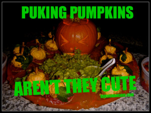 Puking Pumpkin Guacamole
