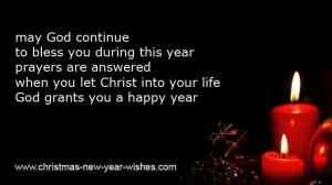 new year thank you christian wishes