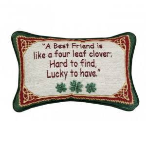 Friend Irish Tapestry Pillow