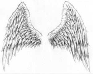 Angle Wings Tattoo Design Sketches 5