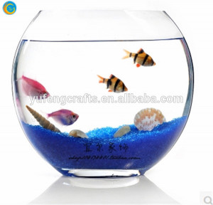 oblique glass fish bowl/glass fish tank