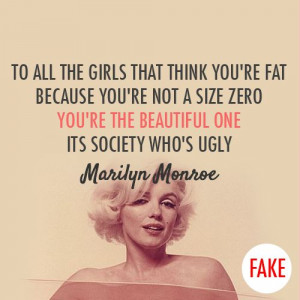Marilyn-Monroe-Quote-Marilyn Monroe Quotes, Weights, Real Women ...