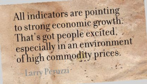 ... Indicators are Pointing to strong Economic Growth ~ Environment Quote