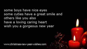 ... caring heart wish you a gorgeous new year new year sms to boyfriend