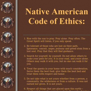 Native American Code of Ethics