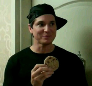 Zak Bagans Eating Cookie