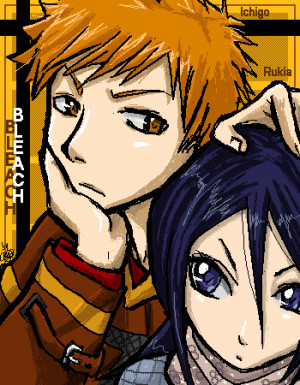 Bleach Ichigo And Rukia Funny