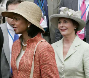 confidence from Laura Bush can change USSecretary of State Condoleezza ...