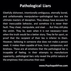 Pathological liar More