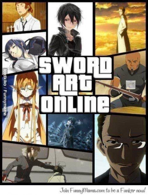 Here are some SAO (Sword Art Online) memes I have. I downloaded season ...