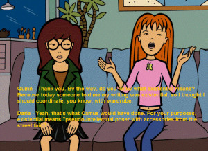 Mtv Daria Quotes Daria is mtv show from 90s and