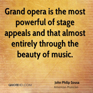 John Philip Sousa Beauty Quotes