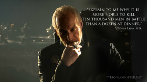 Tywin Lannister Ten Best Quotes